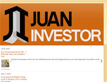 Tablet Screenshot of juaninvestor.com